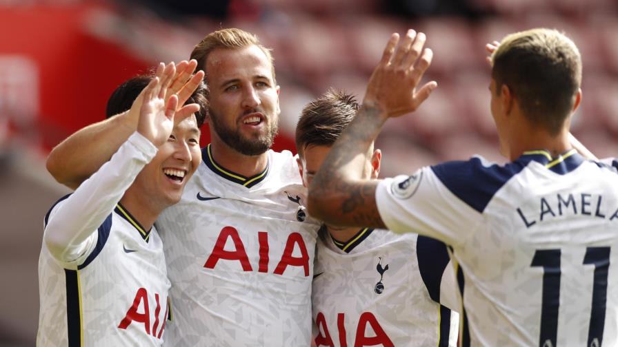 Son y Kane se desatan en goleada de Tottenham en Southampton