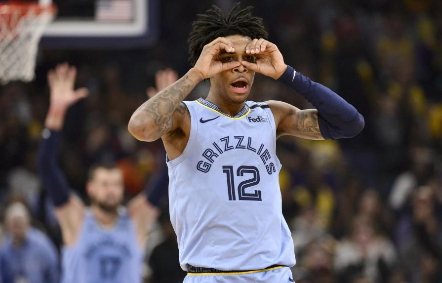 Morant brilla con 27 puntos, Grizzlies derrotan a Lakers