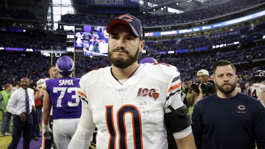 Fuente AP: Bears rechazan opción de 5to año con Trubisky