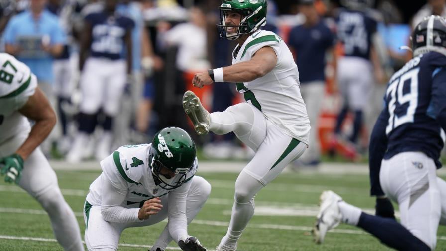 Jets logran su primera victoria 27-24 sobre Titans Jets logran su primera victoria 27-24 sobre Titans