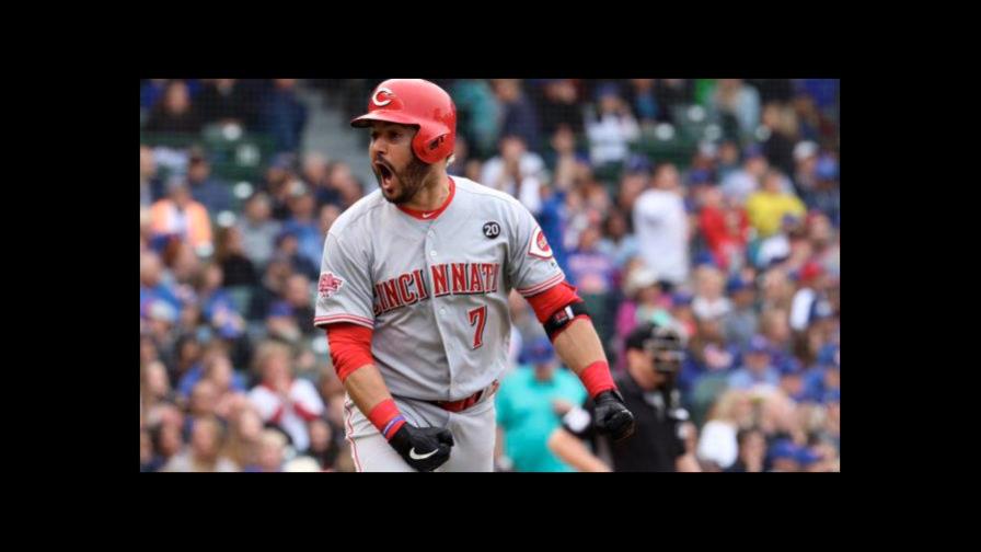 El venezolano Eugenio Suárez castiga con jonrón a los Cachorros El venezolano Eugenio Suárez castiga con jonrón a los Cachorros