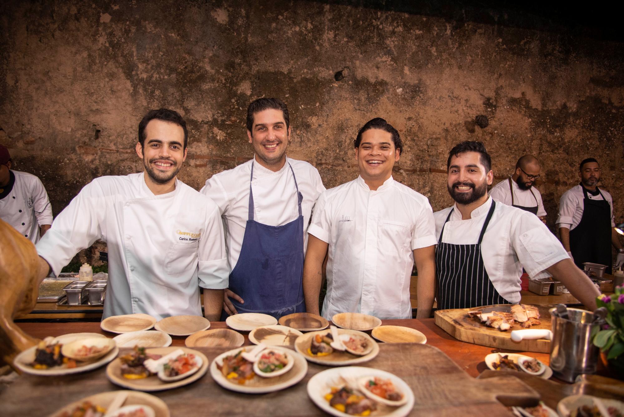 Carlos Romero, Pedro Motta, Erik Malmsten y Franco Aldana.