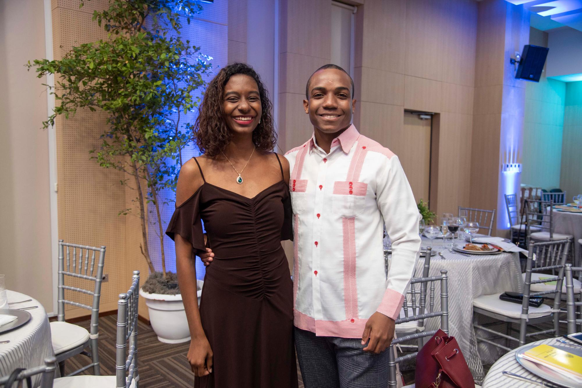 Carolina Pichardo y Santiago Benjamín de la Cruz.