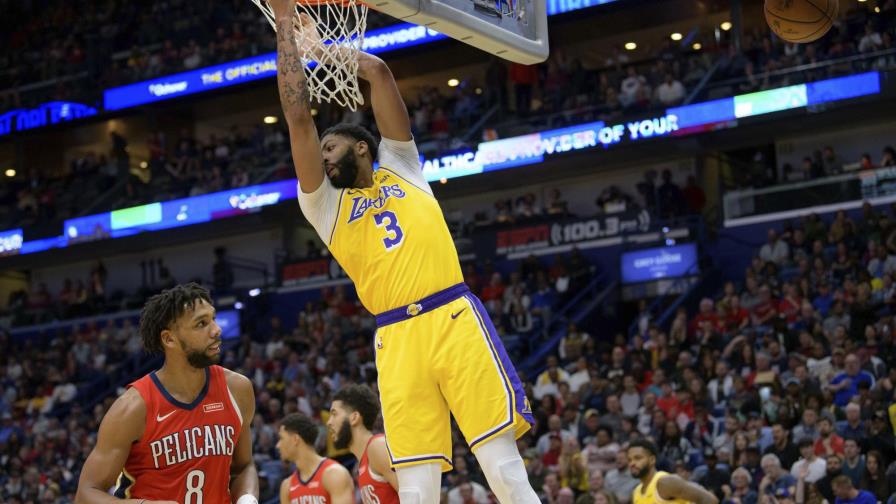 Anthony Davis con 41 puntos lidera a Lakers ante Pelicans Anthony Davis con 41 puntos lidera a Lakers ante Pelicans