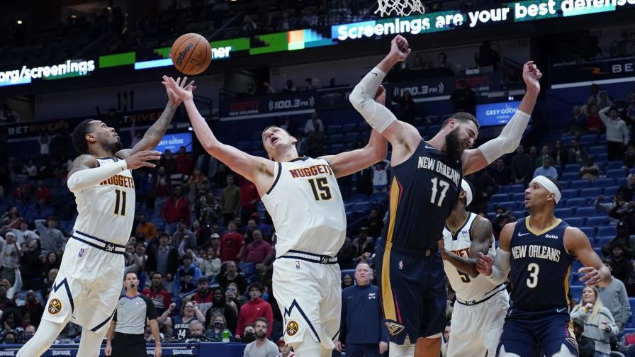 Jokic anota 11 en tiempo extra; Nuggets vencen a Pelicans Jokic anota 11 en tiempo extra; Nuggets vencen a Pelicans