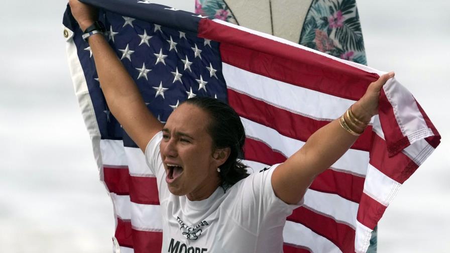 Ferreira y Moore, primeros campeones olímpicos de surf Ferreira y Moore, primeros campeones olímpicos de surf
