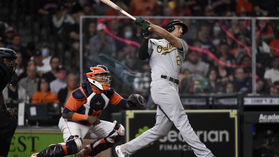 Con leñazo de Olson, Atléticos doblegan a Astros