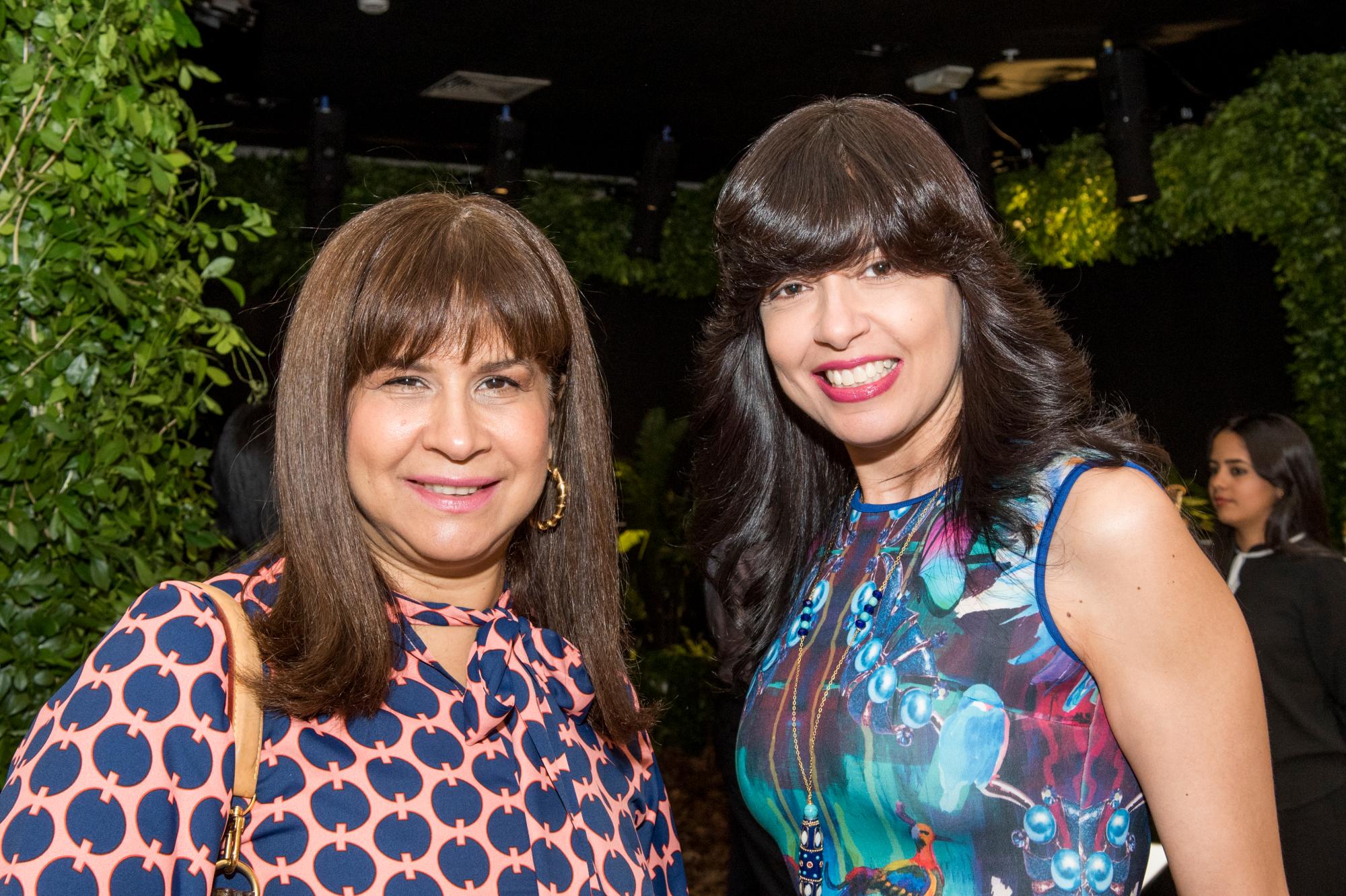 Rhina Haddad y Raquel Subero.