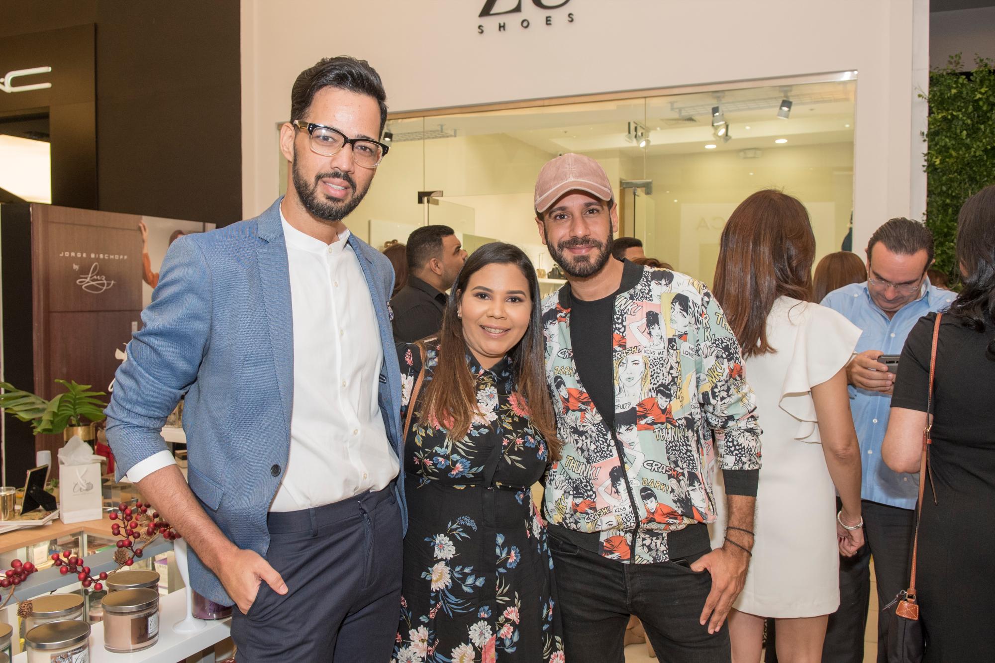 Keyter Estévez, An Medina y Sergio Pérez.