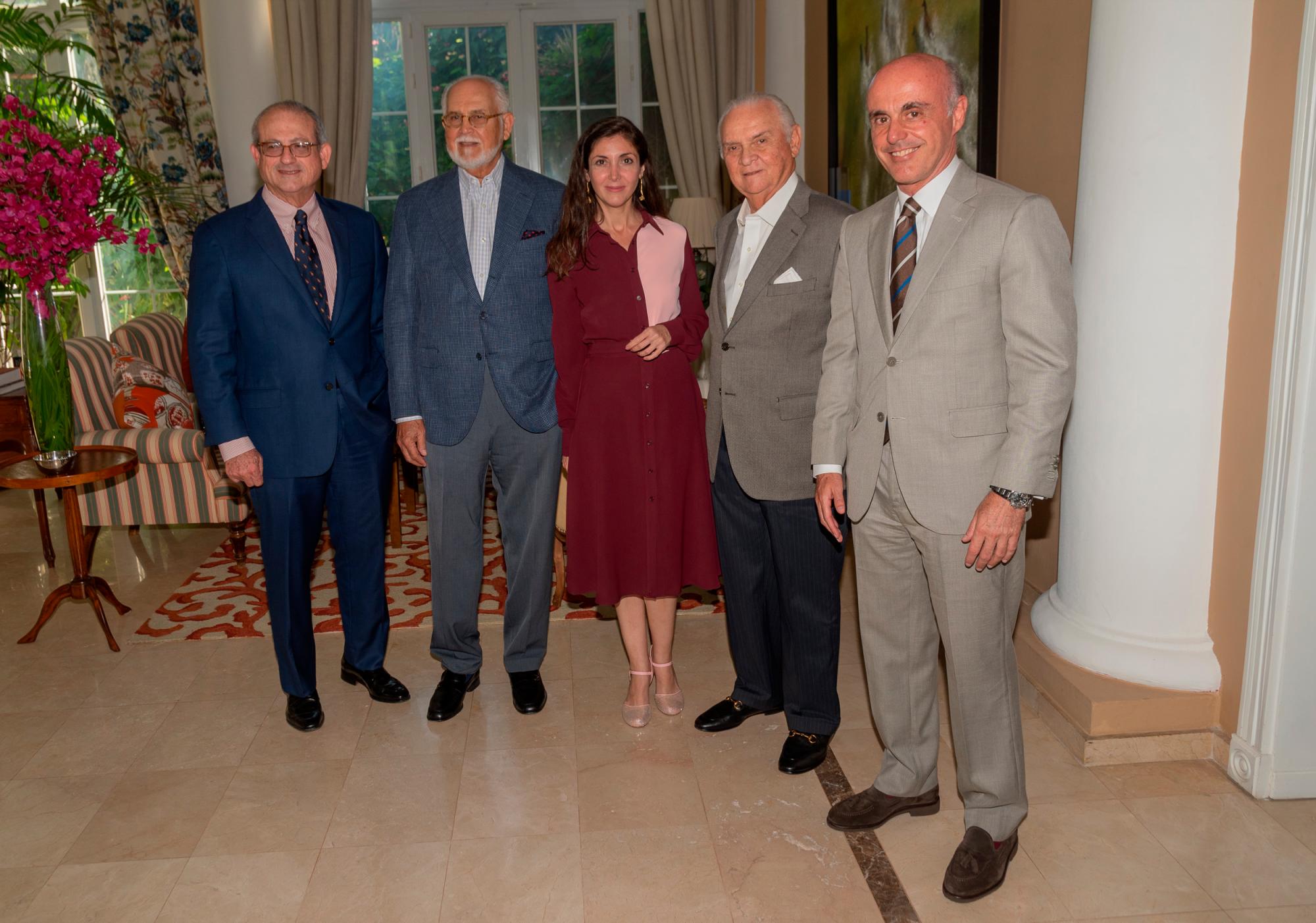 Jaime Bonetti, Tony Caro, Espido Freire, Danilo Caro y Alejandro Abellán García de Diego.