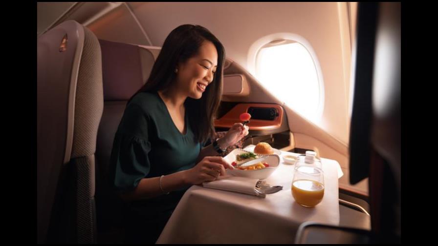 Un avión restaurante, la creatividad de Singapur