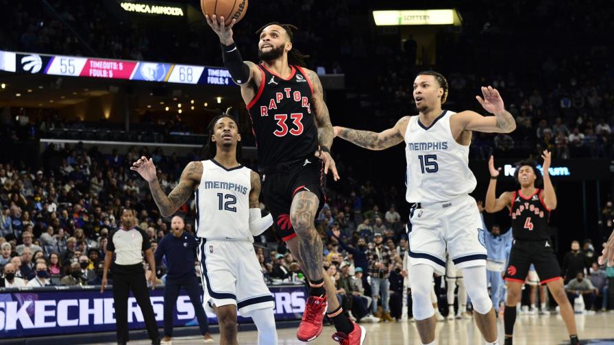 Trent Jr. saca la cara por los Raptors ante Grizzlies