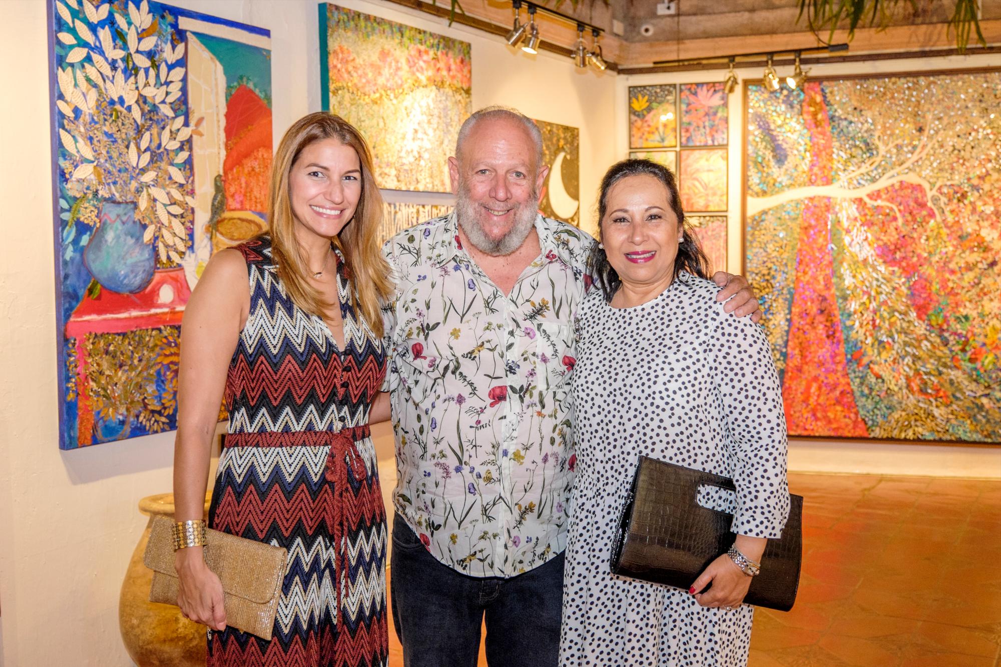 José Armenteros, Nina Jorge y María Elena Aguayo.