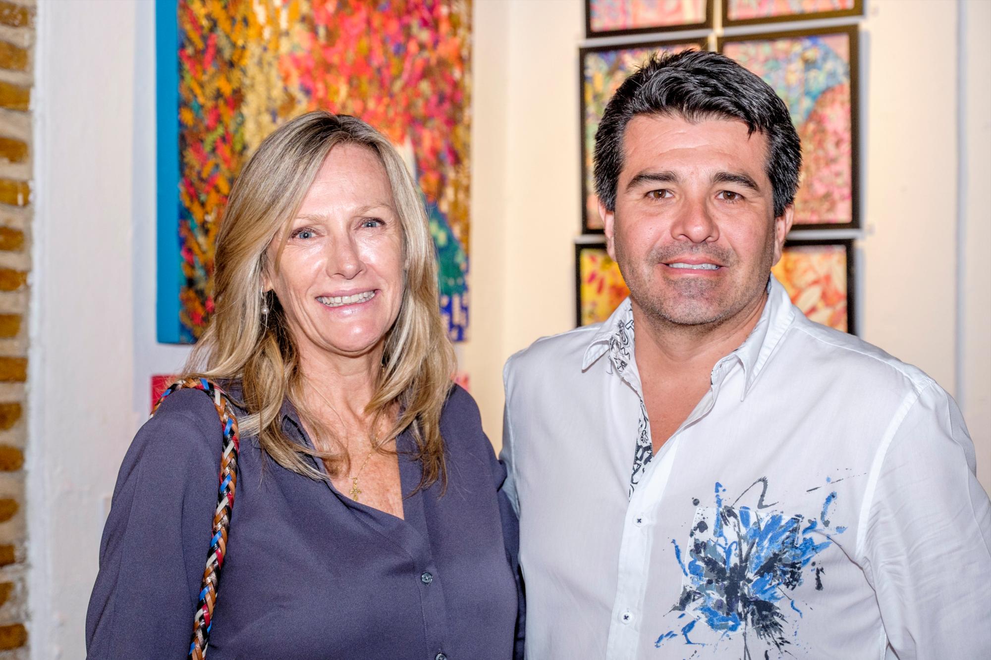 Brigitte Rinkel y Juan Carlos Duque.