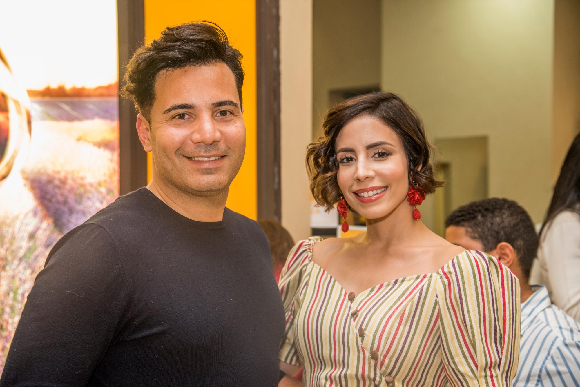 Frank Escobar y María Alejandra Guzmán.