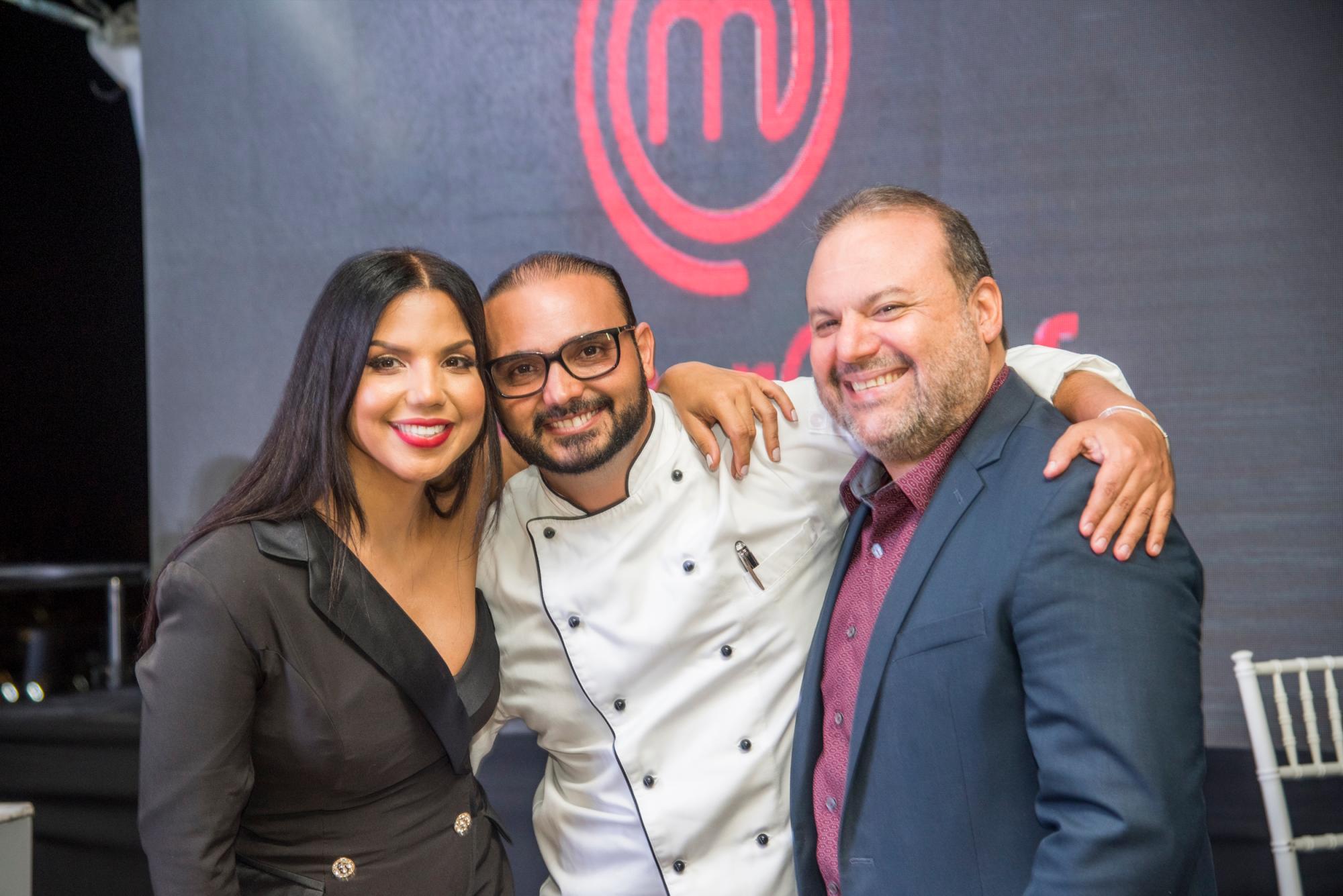 Chef Tita, Saverio Stassi y Leandro Díaz.