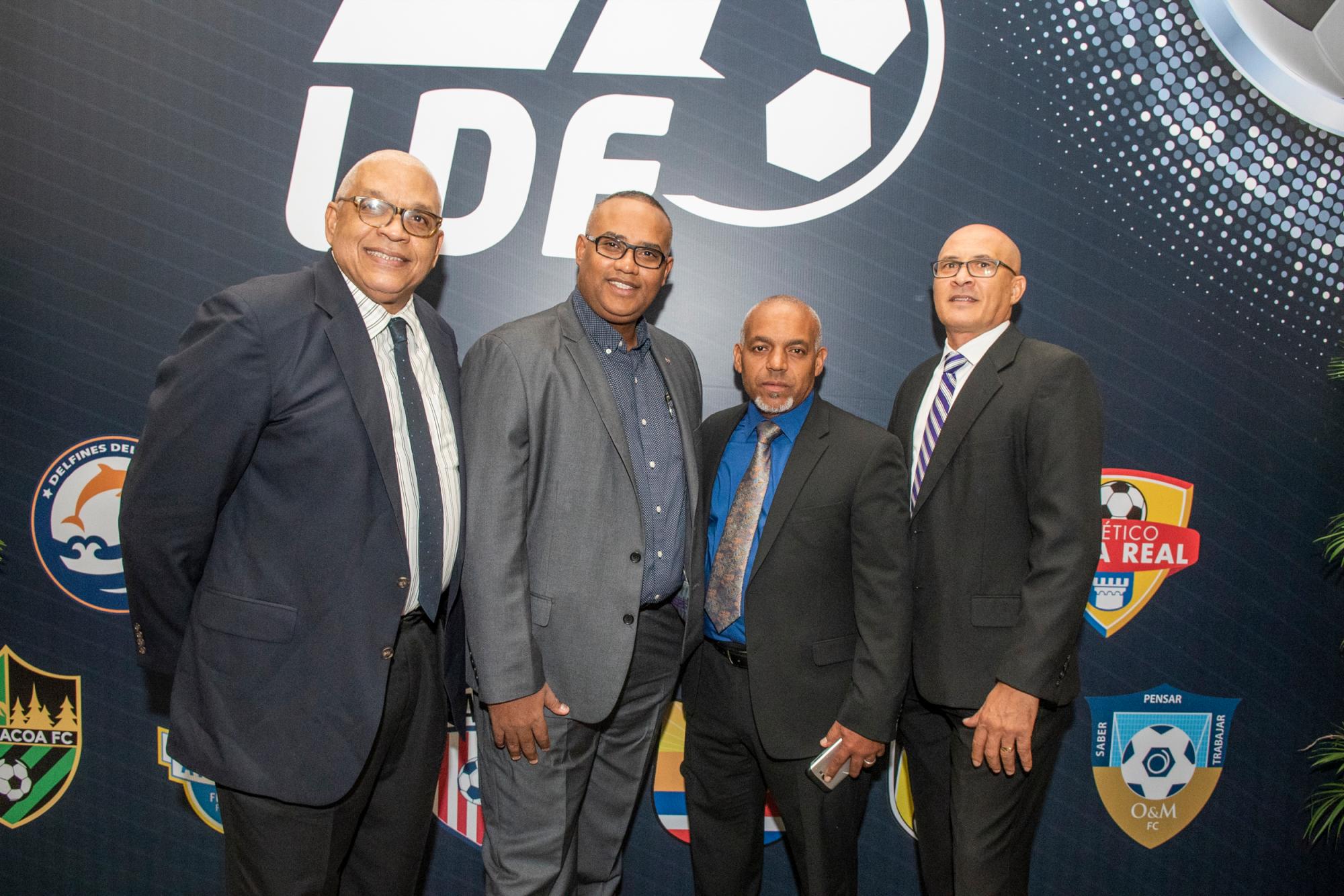 Apolinar de la Cruz, Delfilio Martínez, Edward Cruz y Miguel Bautista.