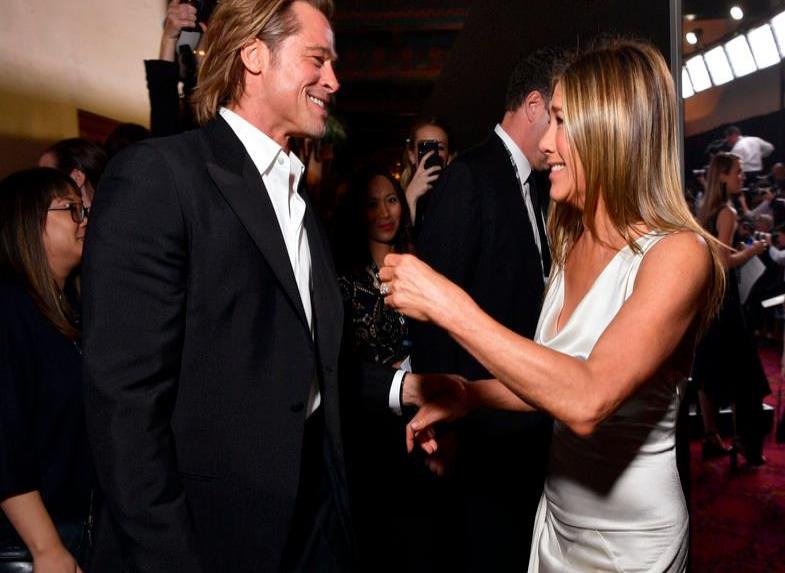 El esperado reencuentro entre Brad Pitt y Jennifer Aniston 