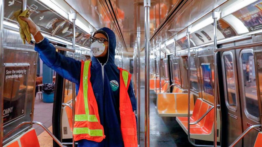 Un cuarto de empleados de sistema de transporte en Nueva York padeció COVID-19