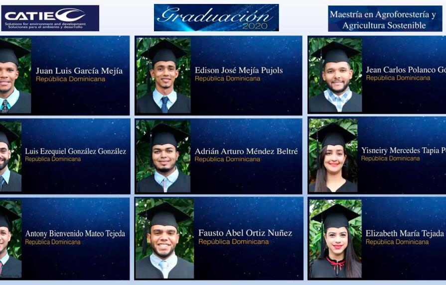 Se gradúan estudiantes dominicanos en el Catie de Costa Rica