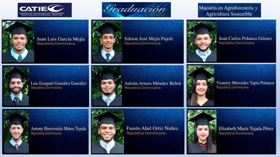 Se gradúan estudiantes dominicanos en el Catie de Costa Rica