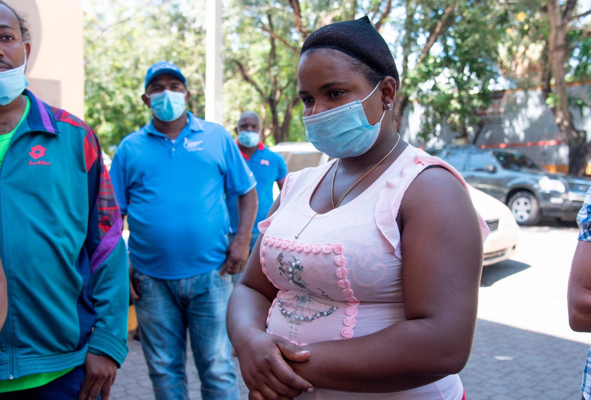 Elisa Jiménez Araujo, madre de la niña Arisneidy Pinales.