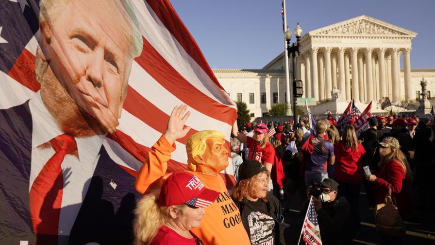 Más de 20 detenidos durante protestas a favor de Trump