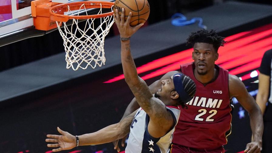 Beal consigue 32 puntos; Wizards remontan ante Heat