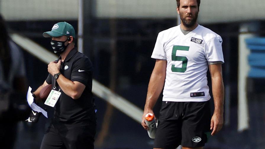 Flacco entrena con los Jets, listo para ser titular