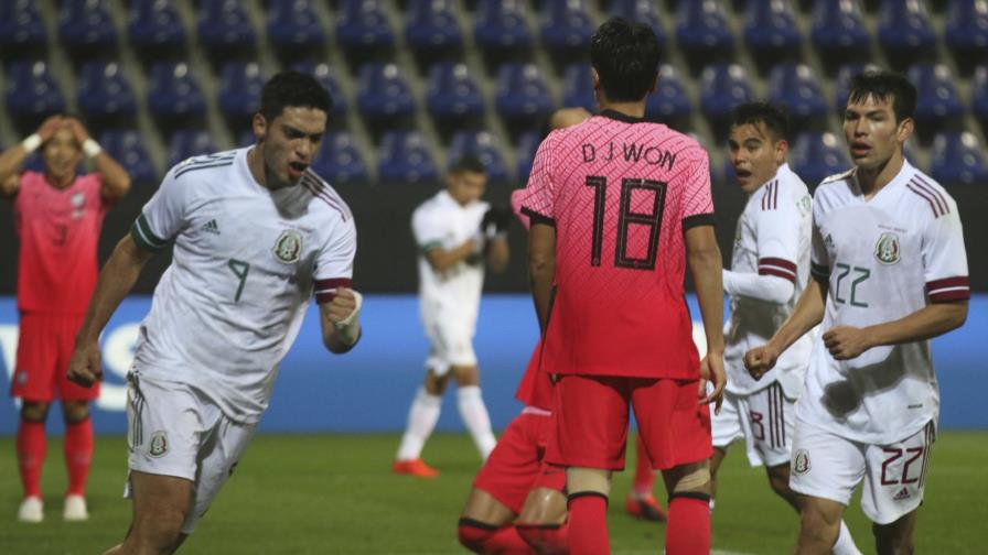 México remonta y vence 3-2 a Corea del Sur