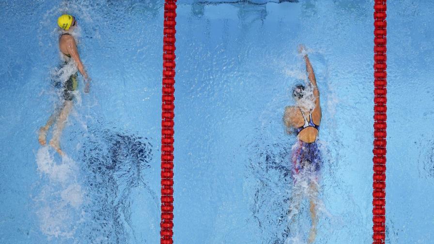 Titmus le gana el primer duelo a Ledecky en Tokio 2020