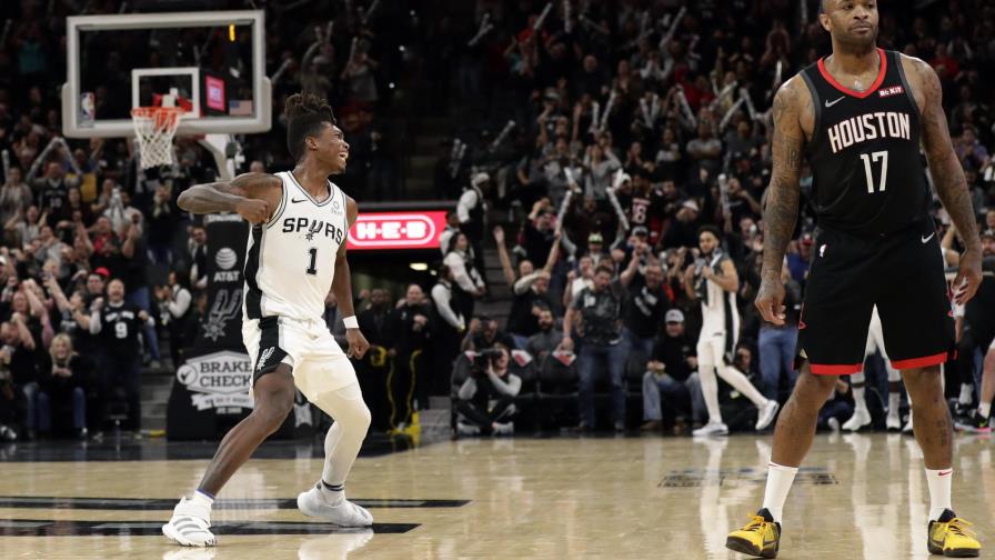 Spurs vencen a Rockets en 2 prórrogas, pese a 50 de Harden Spurs vencen a Rockets en 2 prórrogas, pese a 50 de Harden