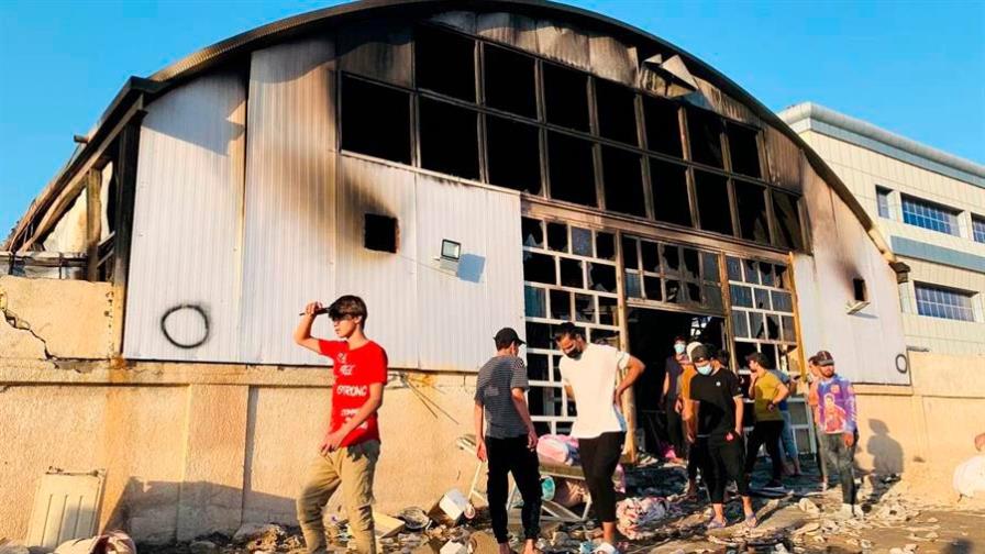 Suben a 92 los muertos por incendio en hospital para COVID-19  en sur de Irak