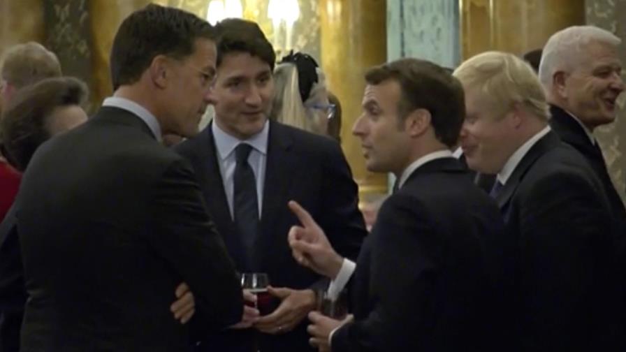 Líderes OTAN parece hablar sobre Trump en charla privada Líderes OTAN parece hablar sobre Trump en charla privada