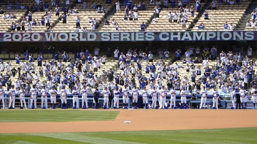 Dodgers reciben anillos y superan a Nacionales
