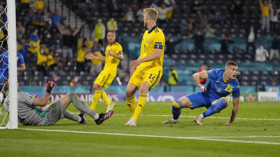 Ucrania liquida a Suecia en la prórroga, avanza a cuartos