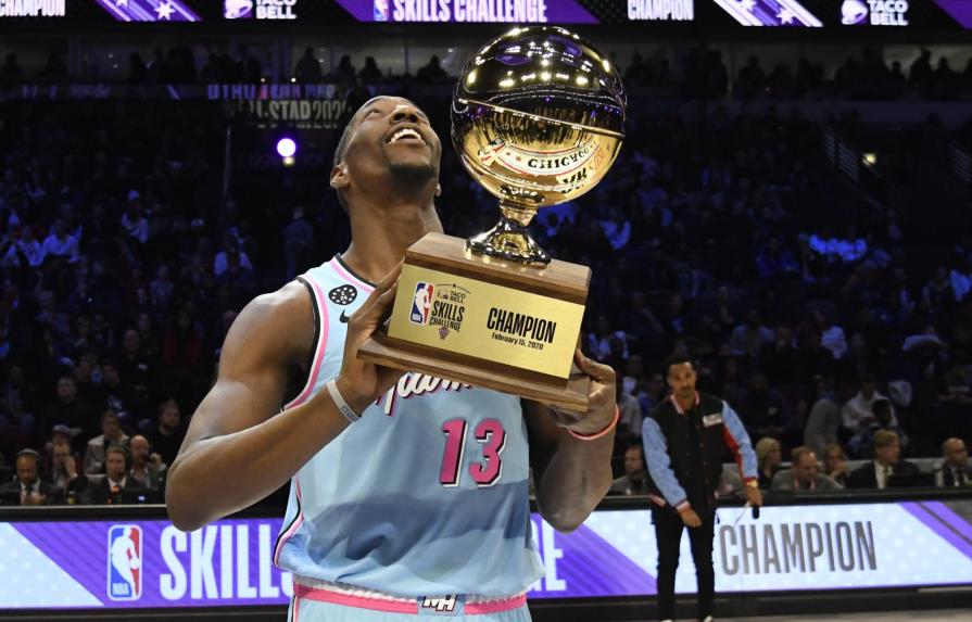 Adebayo, del Heat, gana concurso de habilidades de NBA