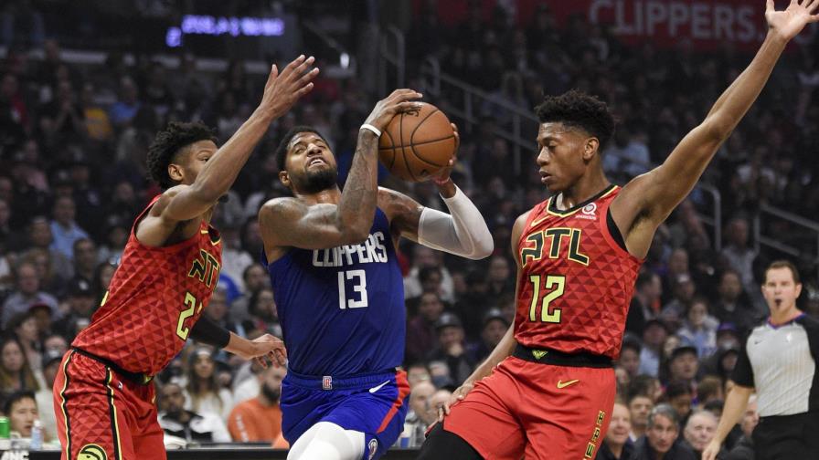 Clippers ganan 150-101 a Hawks, George se estrena con 37 Clippers ganan 150-101 a Hawks, George se estrena con 37