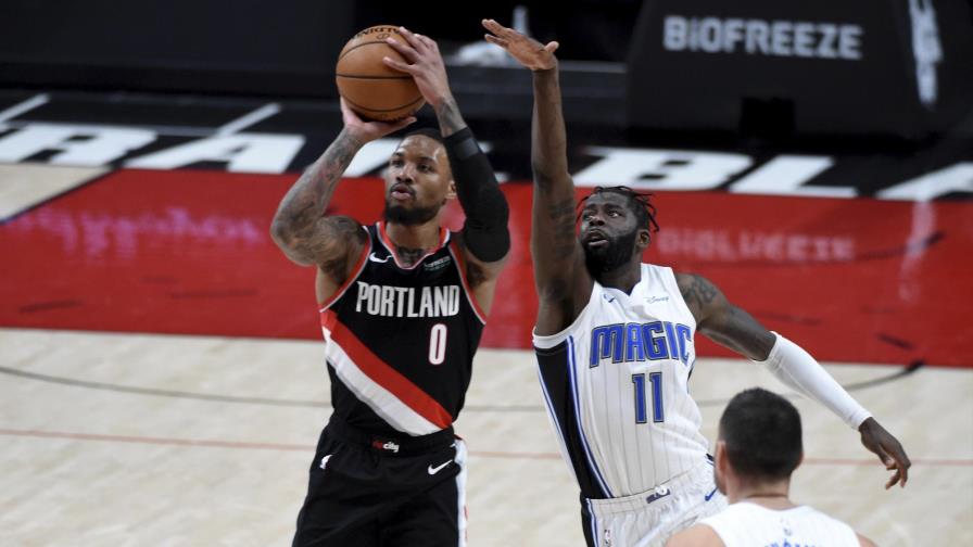 Lillard anota 36 puntos; Blazers doblegan a Magic