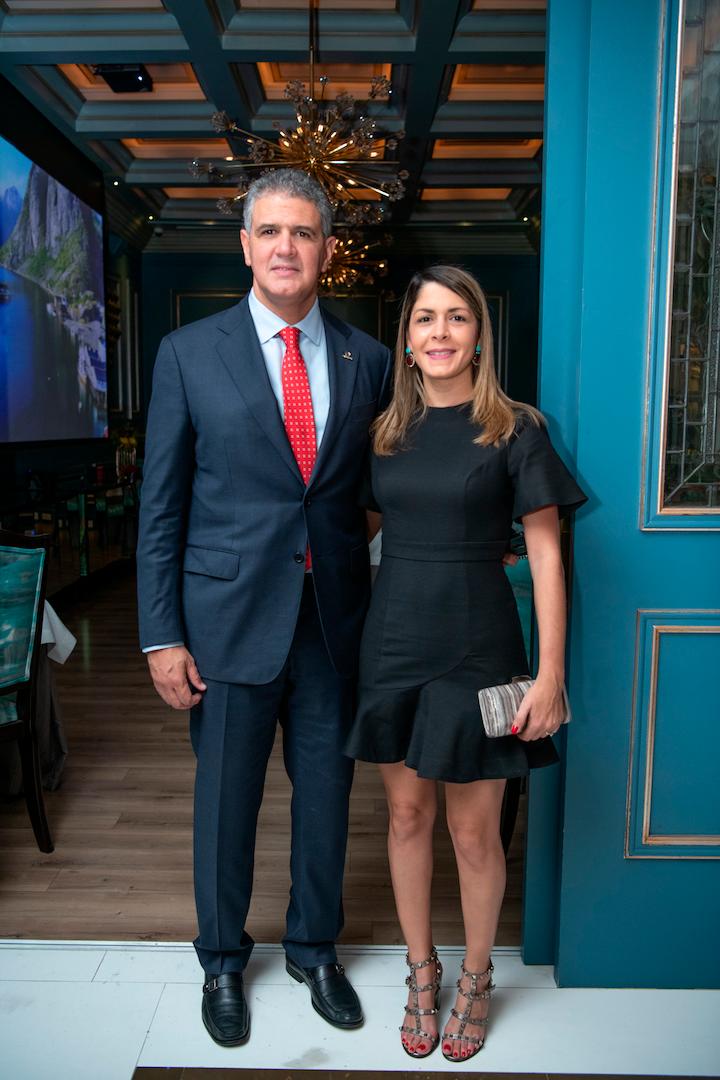 Ricardo Rizek y Yesenia Attias.