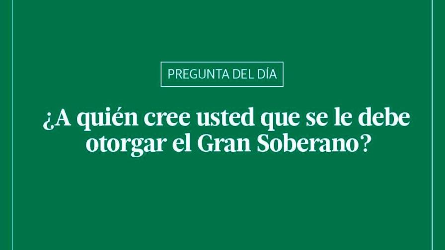 Esta es la persona que debería ganar el Gran Soberano, según resultado de encuesta de Diario Libre