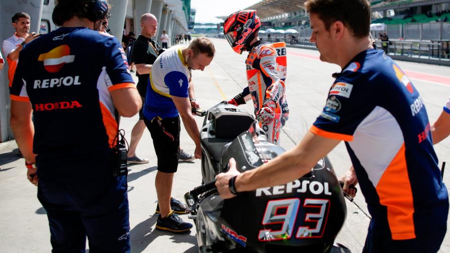 Marc Márquez, el más rápido en primeros tests de pretemporada en Sepang