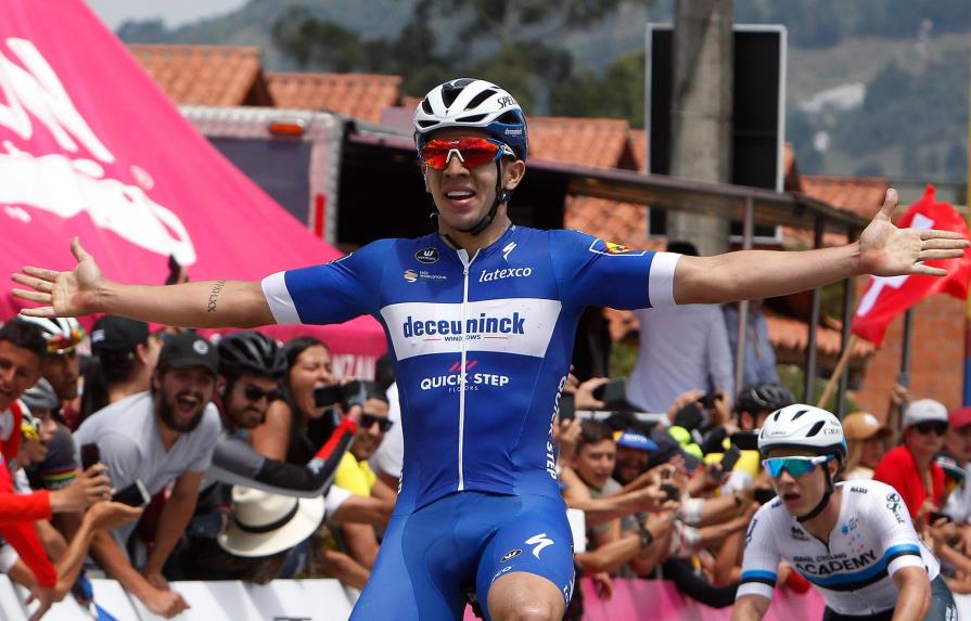 Álvaro Hodeg se hace líder del Tour Colombia en sprint que extrañó a Gaviria