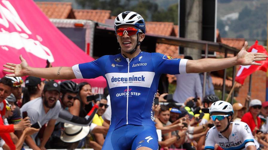 Álvaro Hodeg se hace líder del Tour Colombia en sprint que extrañó a Gaviria Álvaro Hodeg se hace líder del Tour Colombia en sprint que extrañó a Gaviria