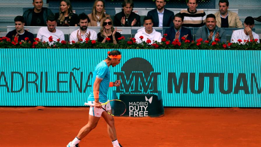 Nadal empieza con victoria en Madrid, Del Potro cae Nadal empieza con victoria en Madrid, Del Potro cae