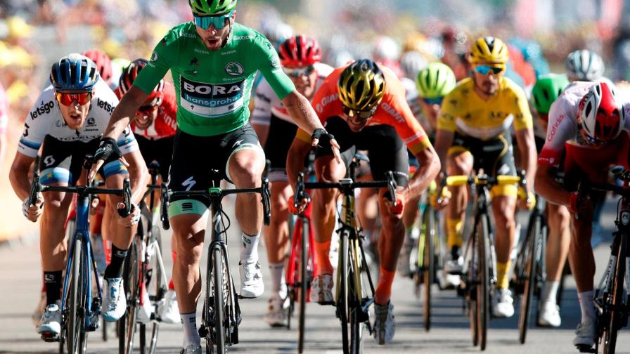 Peter Sagan gana la 5ª etapa del Tour, Alaphilippe mantiene el liderato Peter Sagan gana la 5ª etapa del Tour, Alaphilippe mantiene el liderato