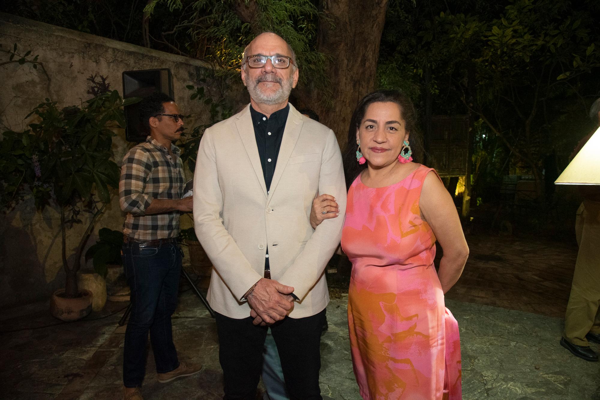 Giuseppe Sbriz y Ingrid Dájer.