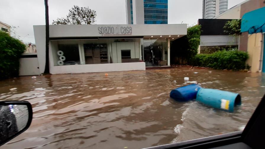 La ciudad inundada desde la madrugada