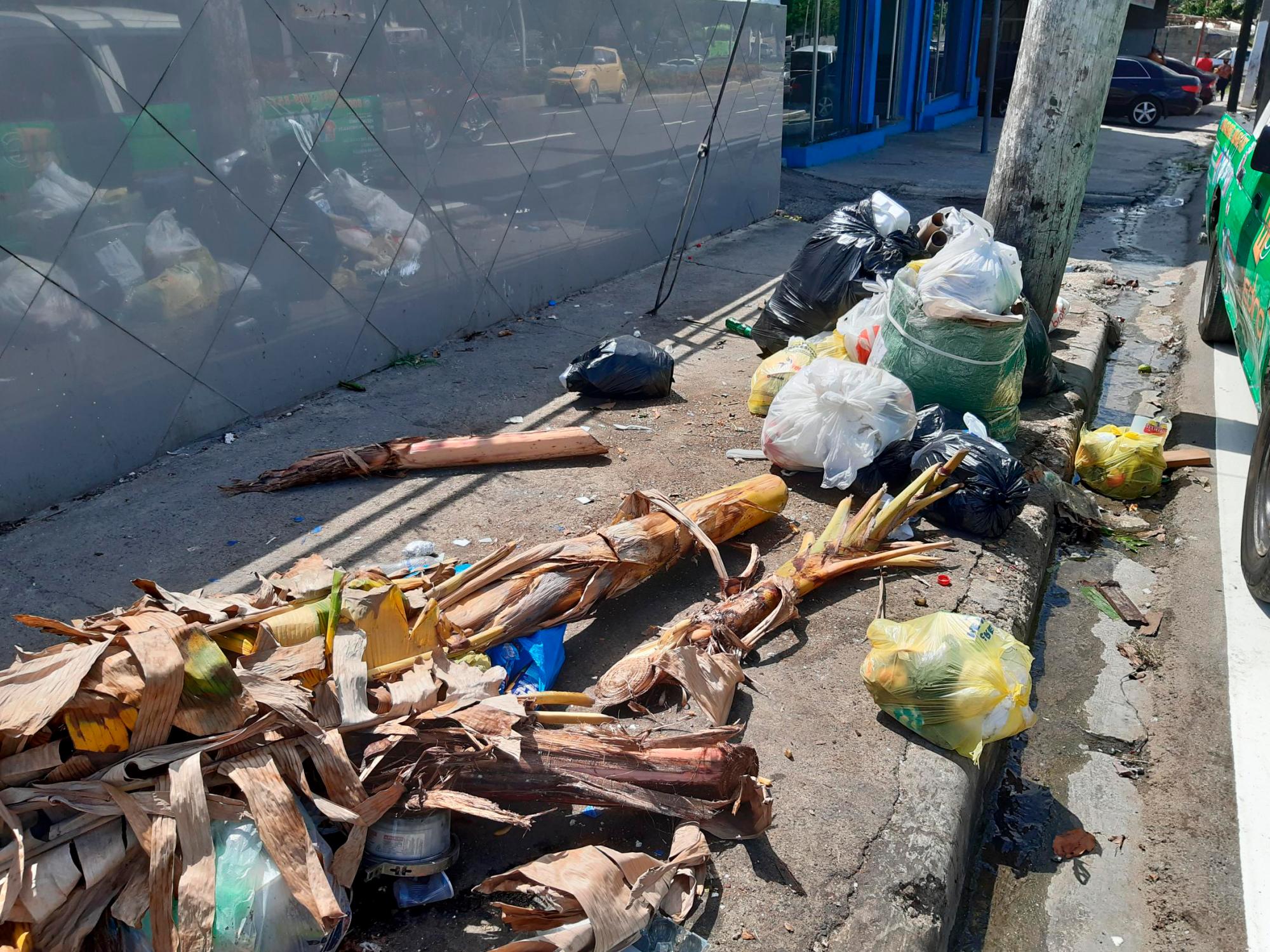 Este basurero es en la prolongación 27 de Febrero