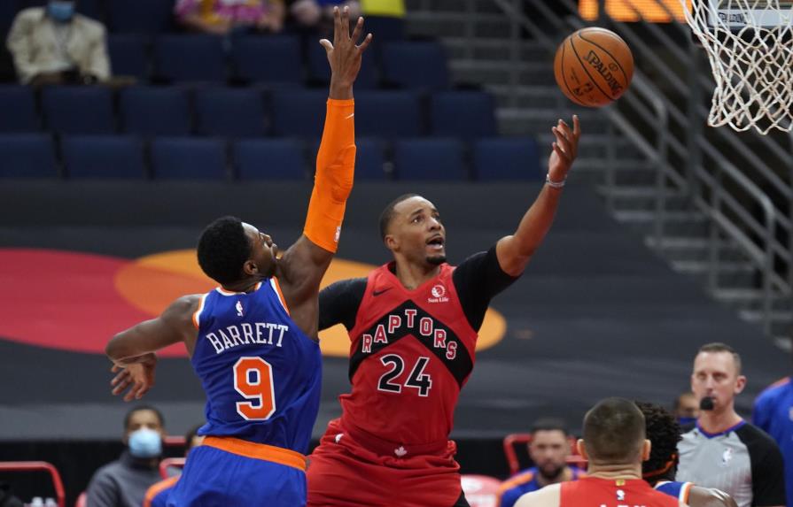 Raptors logran su primera victoria al ganar a Knicks